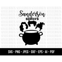 COD1162 - Sanderson Sisters SVG,  Mary Sarah Winifred Design , Sanderson Sisters hair svg, Hocus Pocus SVG, Sanderson Sv