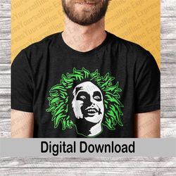 beetlejuice svg, beetlejuice face svg, halloween svg, digital download, funny svg, spooky season svg