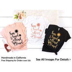 sun sand and a drink in my hand, a ring on my hand, beach bachelorette party shirt, bachelorette party shirts beach, bac