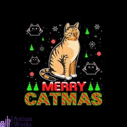 merry catmas christmas svg, christmas svg, merry catmas svg