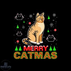 merry catmas christmas svg, christmas svg, merry catmas svg