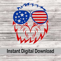 american eagle with sunglasses svg, 4th july svg, american eagle svg, patriotic bald eagle svg, instant download, americ