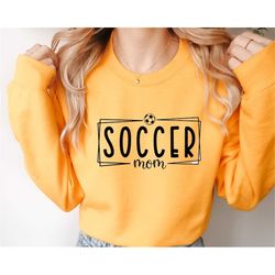 soccer mom sweatshirt, soccer mama sweatshirt, soccer mom crewneck, sports mom hoodie, personalized soccer sweatshirt, s
