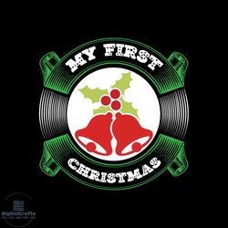 my first christmas svg, christmas svg, christmas bells svg, christmas holly svg