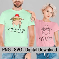 friendsgiving svg, turkey svg, instant download, thanksgiving svg, funny thanksgiving, fall svg, happy friendsgiving svg