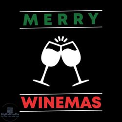 merry winemas christmas svg, christmas svg, merry winemas svg