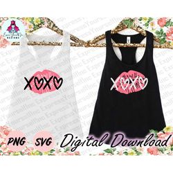 xoxo svg, kissing lips svg, valentines day svg, love svg, hugs and kisses svg, heart svg, valentines svg, valentine shir