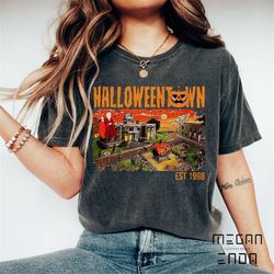 comfort colors halloween town 1998 shirt, halloween shirt, halloween sweatshirt, retro pumpkin halloweentown shirt, hall