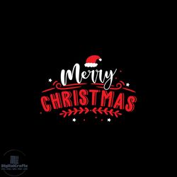 merry christmas and mistletoe svg, christmas svg, mistletoe svg