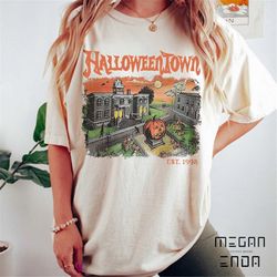 vintage halloween town 1998 shirt, halloween shirt, halloween comfort colors shirt, pumpkin halloweentown shirt, hallowe