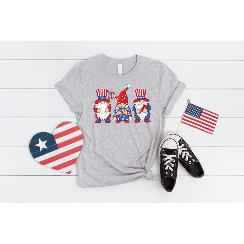 4th of July gnomes shirt, Gnome shirt, red white blue, 4th of july shirt, fourth of july shirt, patriotic shirt, merica shirt, america shirt - 2.jpg