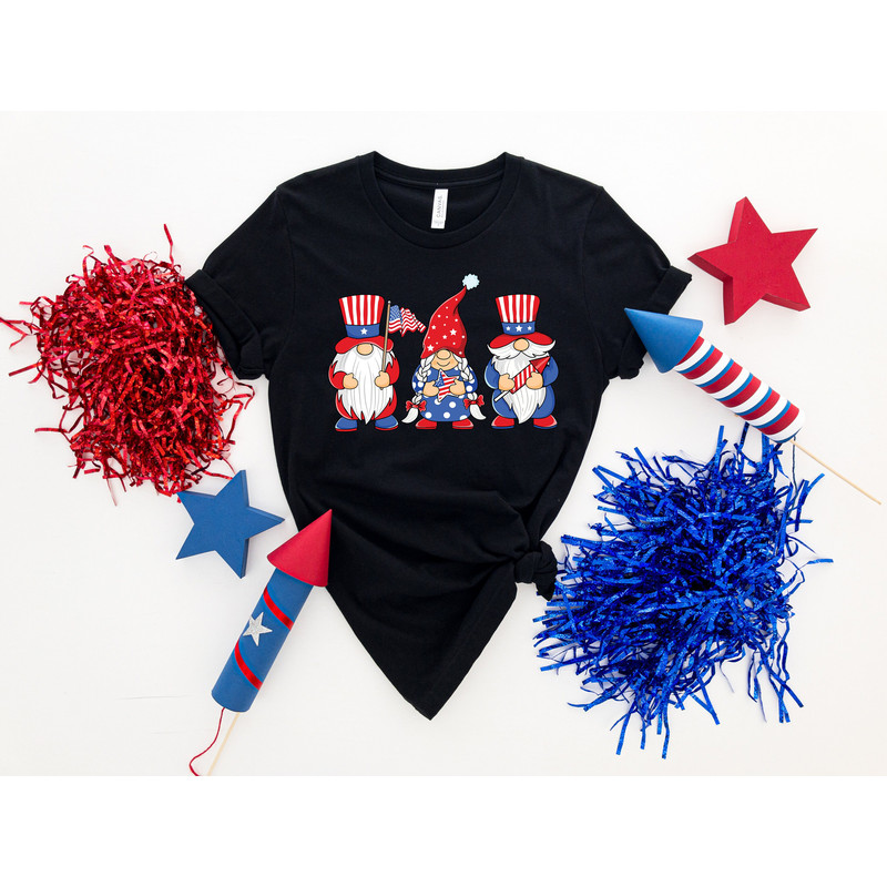 4th of July gnomes shirt, Gnome shirt, red white blue, 4th of july shirt, fourth of july shirt, patriotic shirt, merica shirt, america shirt - 6.jpg