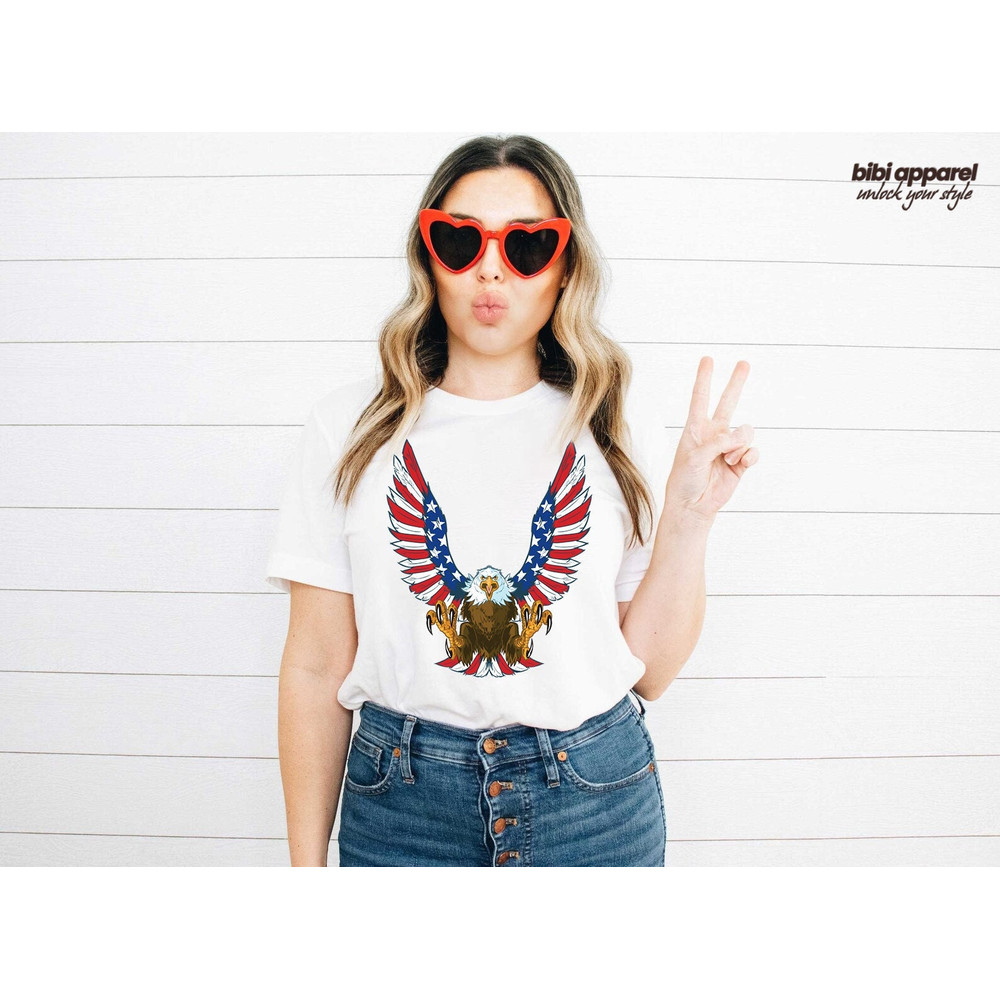 American Eagle Shirt,4th Of July Shirt,Patriotic Eagle Shirt,Freedom USA Shirt,Independence Day Tee,USA Flag Tee,Eagle Shirt,Fourth Of July - 1.jpg