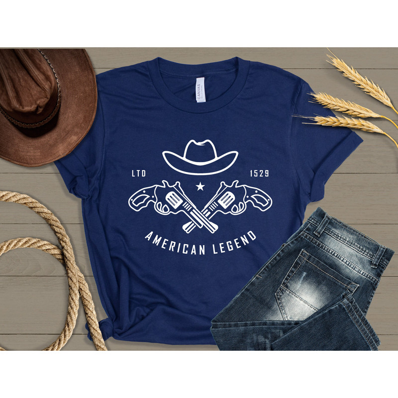 American Legend Cowboy shirt, cowgirl shirt, rodeo shirt, Howdy Shirt, texas sweatshirt, Western Graphic Tee, western sweatshirt, country - 3.jpg