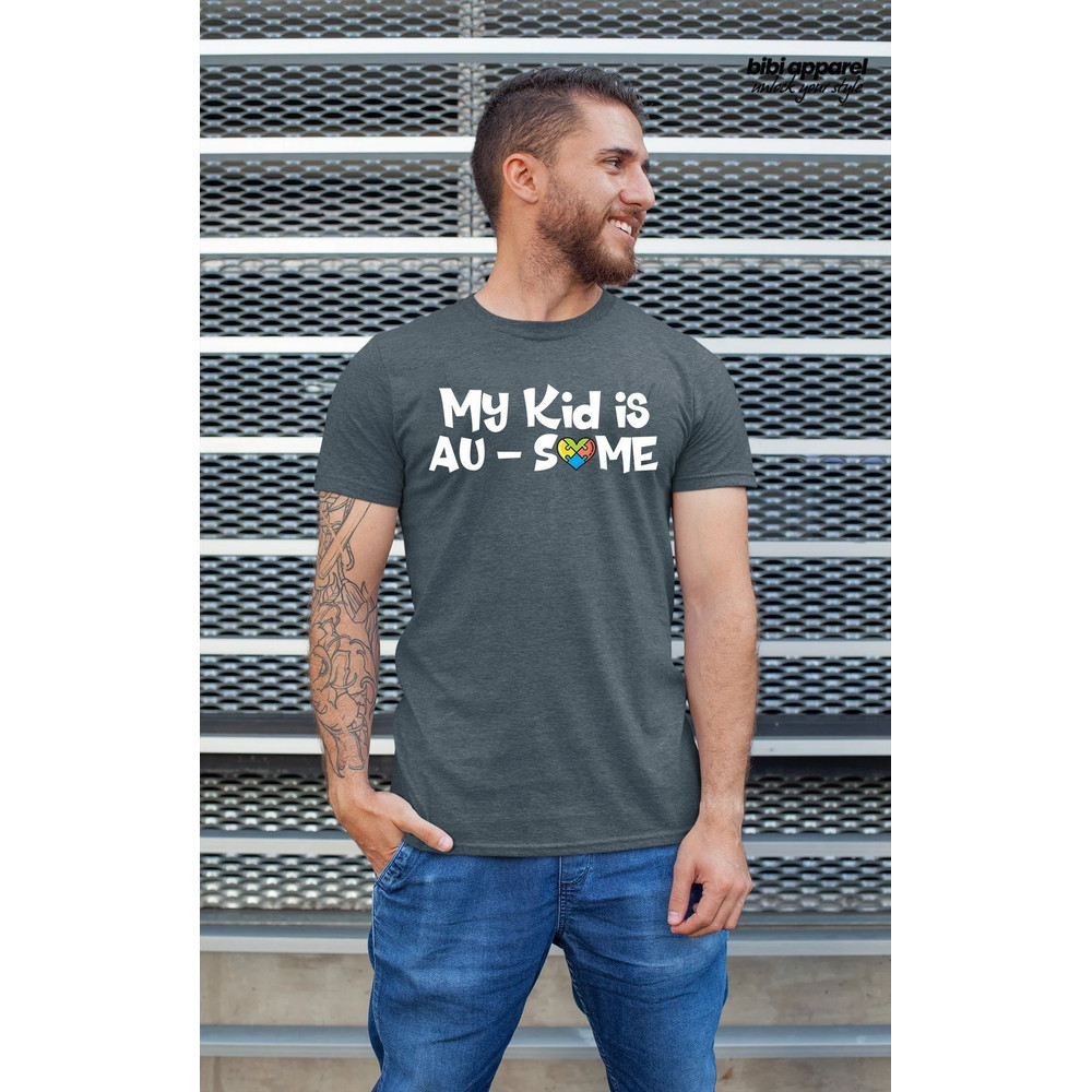 Autism Awareness Shirt My Kid is Au-Some Autism Cousin Autism Walk Awesome Cuz Acceptance - 1.jpg