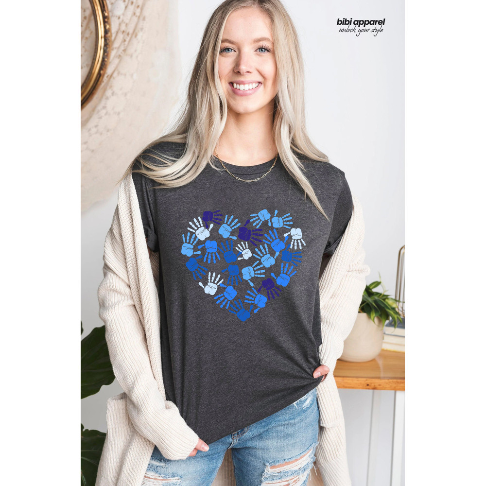 Autism Heart T-Shirt, Autism Aware Shirt, Autism Shirt, Gift For Autism, Autism Awareness Gift, Autism Support Shirt - 2.jpg