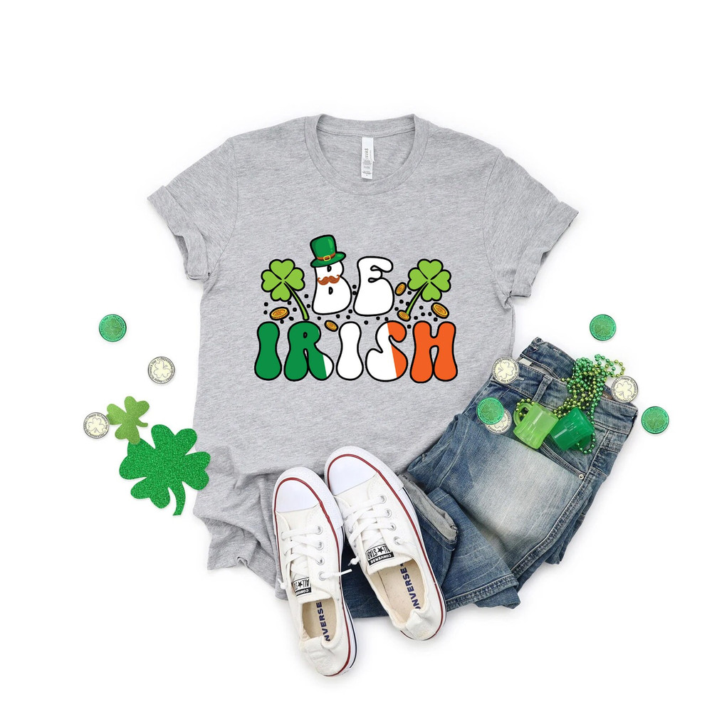 Be Irish shirt, irish shirt, irish gift, lucky shirt, st paddys day shirt, saint patricks day, shamrock shirt, st patricks day, Shenanigans - 3.jpg