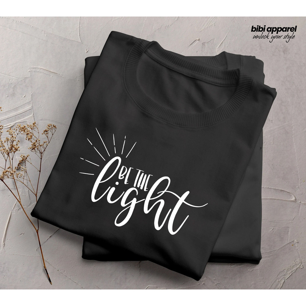 Be The Light Shirt, Christian Shirt, Inspirational Shirt, Religious Shirt, Faith Shirt, Matthew 514 T-Shirt, Bible Verse Tee - 1.jpg