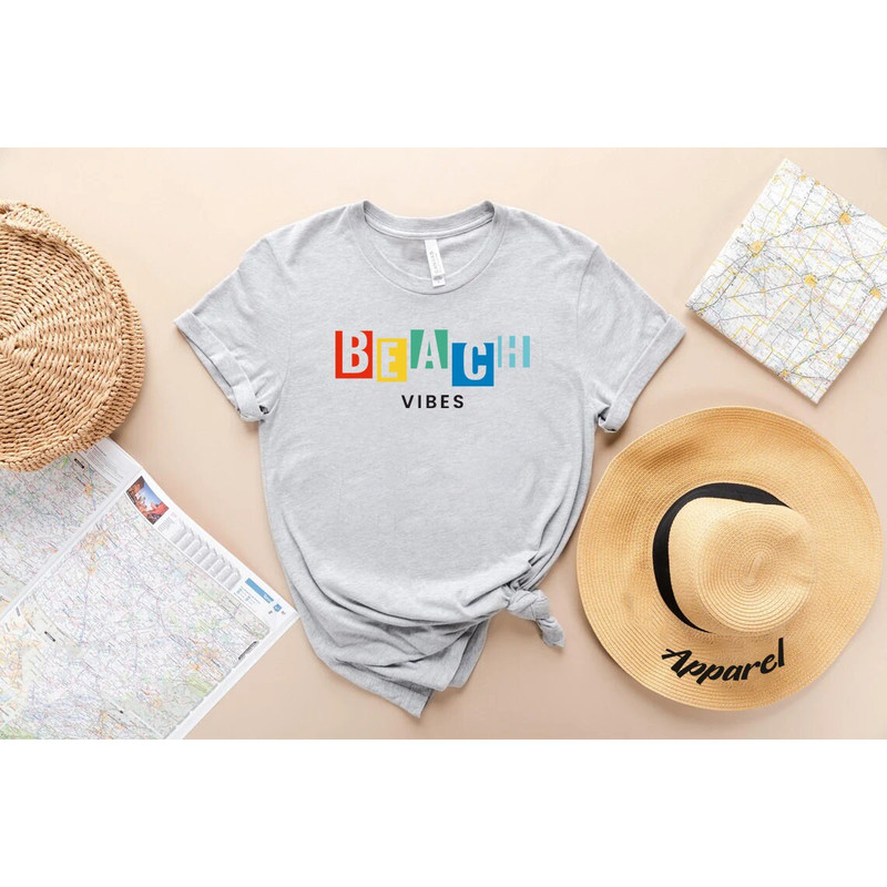 Beach vibes shirt, beach vibes, Vacation mode, Vacation shirt, camper shirt, Road trip shirt, Cruise shirt, Flight shirt, Adventure shirt, - 2.jpg