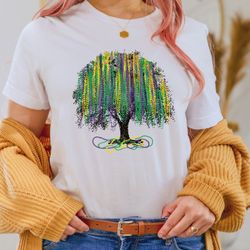 beads tree shirt, mardi gras, nola shirt, mardi gras shirt,