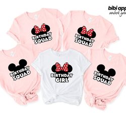 birthday girl shirt, birthday boy shirt, disney birthday squ