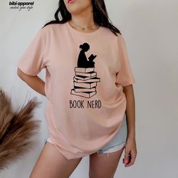 book nerd shirt, book lover shirt, reading shirt, librarian