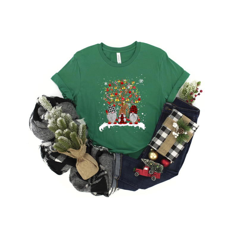 Christmas Gnomes, Christmas tree shirt, buffalopaid shirt, leopard print, Christmas Light tee, christmas snow globe, christmas gnomes tee, - 1.jpg