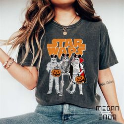 comfort colors disney star wars stormtrooper skeleton costume mickey ears halloween shirt, star wars halloween shirt, di