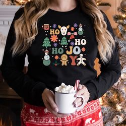 christmas shirt, christmas sweatshirt, christmas doodle, chr
