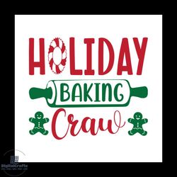holiday baking crew svg, christmas svg, christmas holiday svg