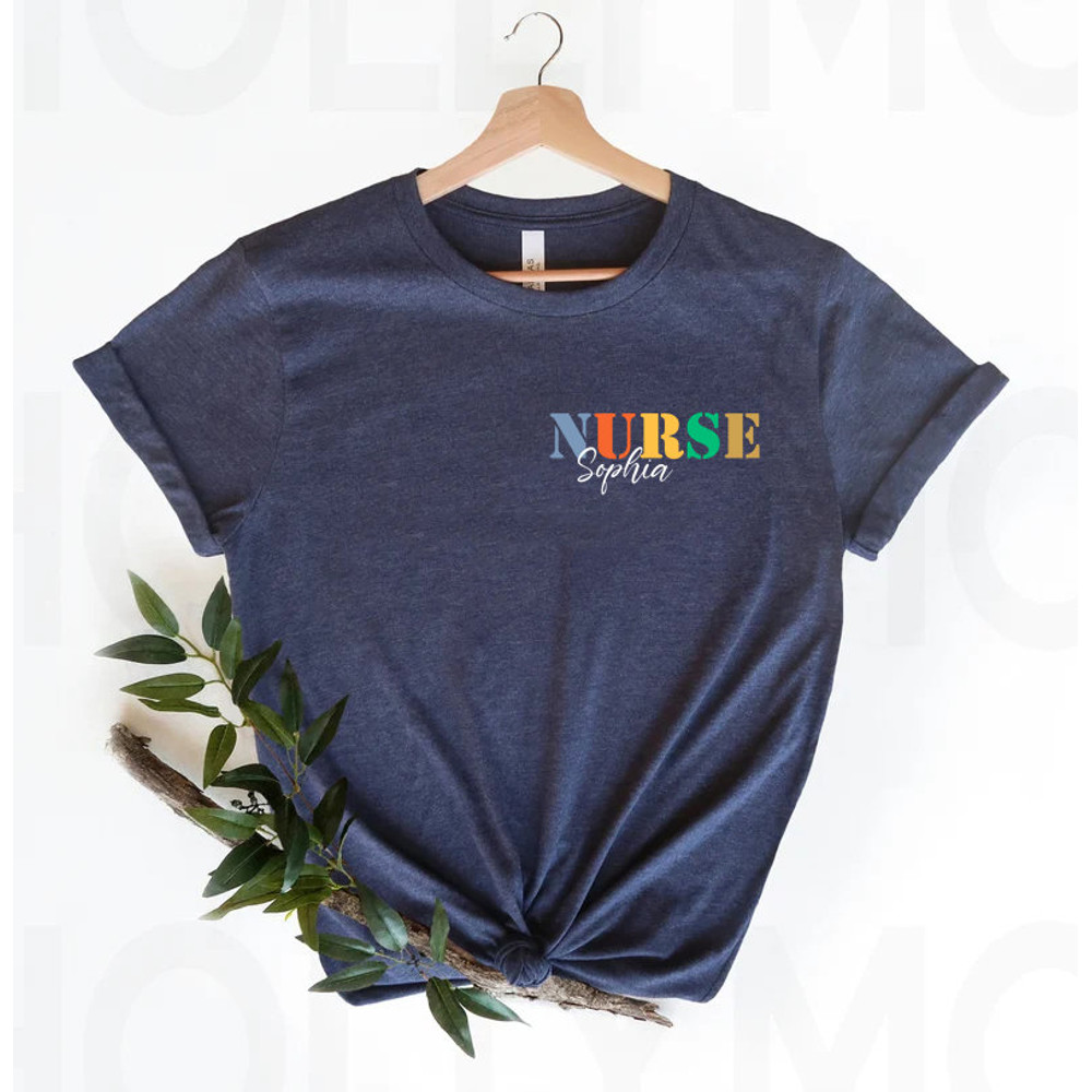 Custom Nurse Shirt, nurse shirt, nurse appreciation, RN Shirt, Nursing Shirt, Registered Nurse, Nursing School Tee, nurse sweatshirt, - 3.jpg