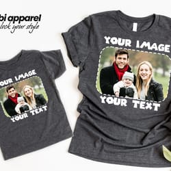 custom photo shirt, custom text t-shirt, family t-shirt, fam