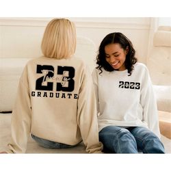 graduation 2023 hoodie,senior 2023 pocket sweatshirt,class of sweatshirt,senior crewneck,graduation shirt,graduation gif
