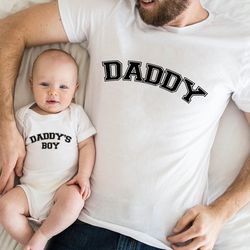Daddys Boy Shirt, Daddy and Daddys Boy Matching Shirts, Dadd