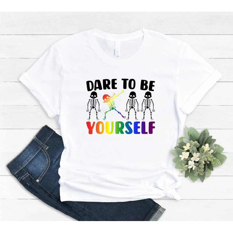Dare to be yourself shirt, LGBT Shirt, neurodiversity shirt, Love is Love Shirt, autism mom, autism shirt, autism acceptance, autism mom - 1.jpg