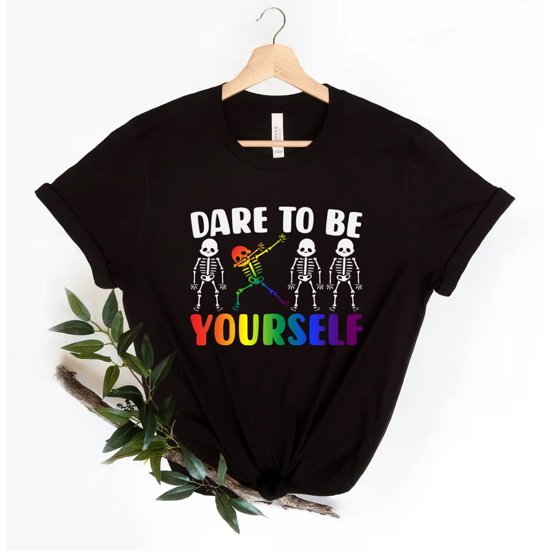 Dare to be yourself shirt, LGBT Shirt, neurodiversity shirt, Love is Love Shirt, autism mom, autism shirt, autism acceptance, autism mom - 3.jpg