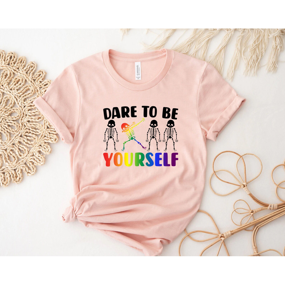 Dare to be yourself shirt, LGBT Shirt, neurodiversity shirt, Love is Love Shirt, autism mom, autism shirt, autism acceptance, autism mom - 6.jpg