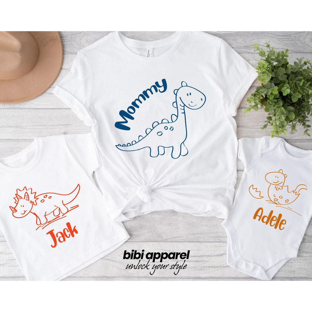 Dinosaur Family Shirts, Suraus Shirts, Family Matching T-Shirts, - 1.jpg
