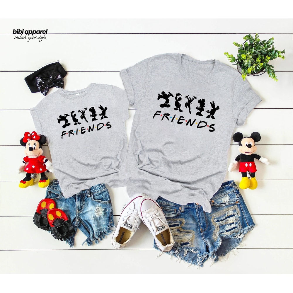 Disney Friends T-shirt, Disney Friends, Bella Canvas, Disney Shirt, Friends Shirt - 1.jpg