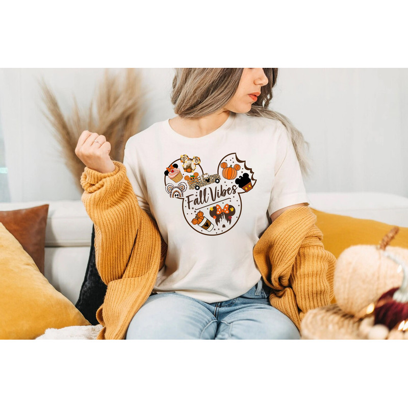 Disney Head Shirt, Disney Halloween, thanksgiving outfit, Thankful Tee,thanksgiving family, Fall Vibes,Cute Fall Disney Mickey Shirt, Mickey - 1.jpg