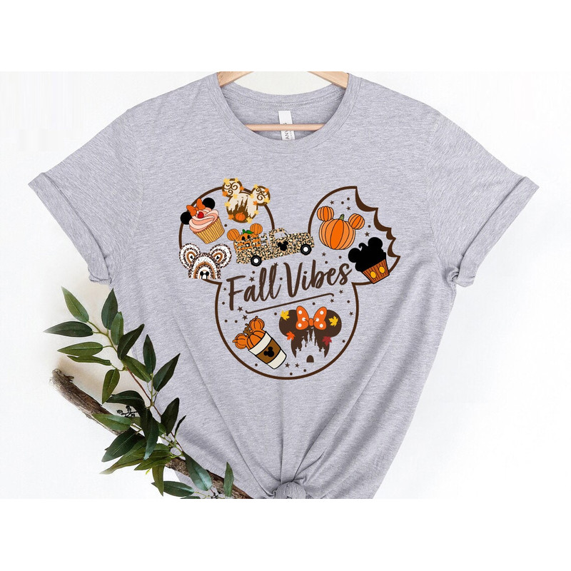 Disney Head Shirt, Disney Halloween, thanksgiving outfit, Thankful Tee,thanksgiving family, Fall Vibes,Cute Fall Disney Mickey Shirt, Mickey - 2.jpg