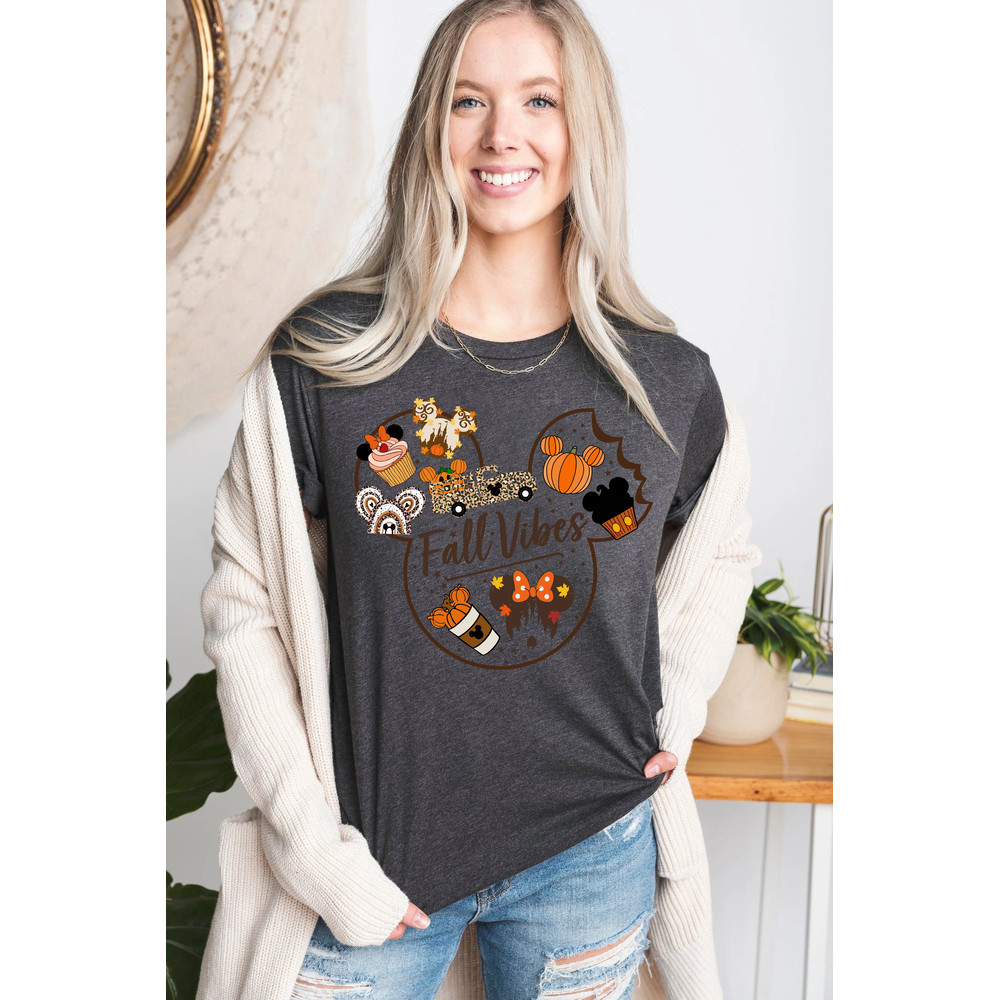 Disney Head Shirt, Disney Halloween, thanksgiving outfit, Thankful Tee,thanksgiving family, Fall Vibes,Cute Fall Disney Mickey Shirt, Mickey - 3.jpg