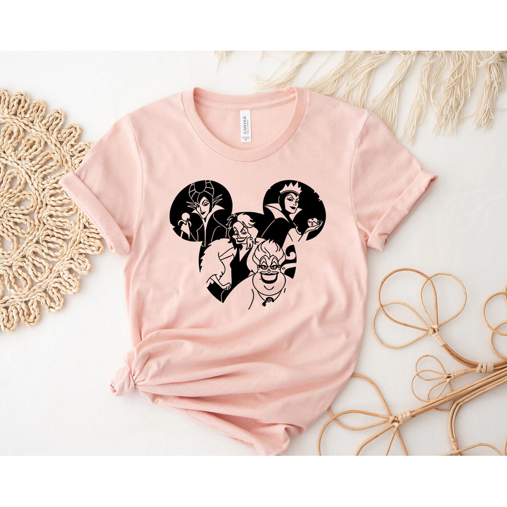 Disney Villanis shirt, womens disney shirt, disney villain, gift for her, holiday shirt, disneyland shirt, gift for girlfriend, disney shirt - 3.jpg