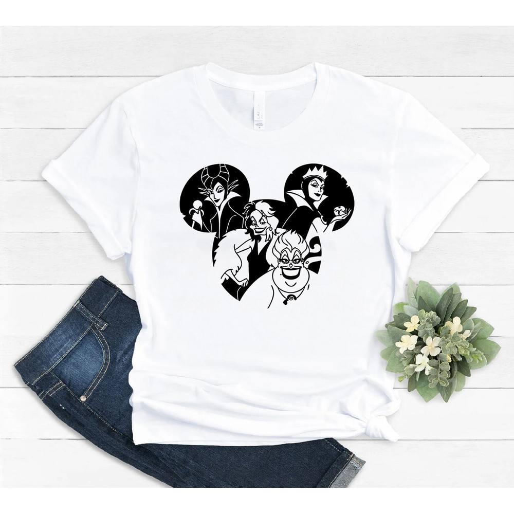 Disney Villanis shirt, womens disney shirt, disney villain, gift for her, holiday shirt, disneyland shirt, gift for girlfriend, disney shirt - 4.jpg