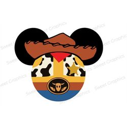 mickey woody toy story svg