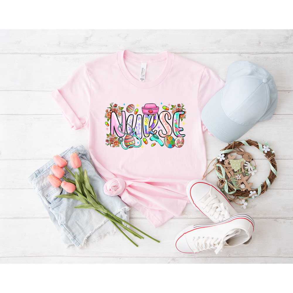Easter Nurse shirt, easter shirt, bunny shirt, Bunny with Glasses, Bunny Lover Gift, happy easter, easter outfit, happy easter day, funny - 2.jpg