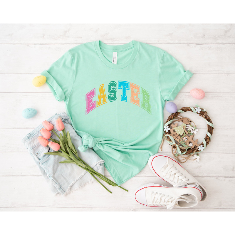Easter shirt, Retro easter shirt, bunny shirt, Bunny with Glasses, Bunny Lover Gift, happy easter, easter outfit, happy easter day, easter - 3.jpg
