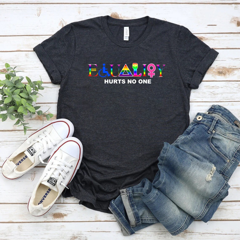 Equality hurts no one shirt, Equality, Pride Shirt, Anti racism,Gender equality, Black lives matter, activist shirt, Love, Pride Month, - 2.jpg
