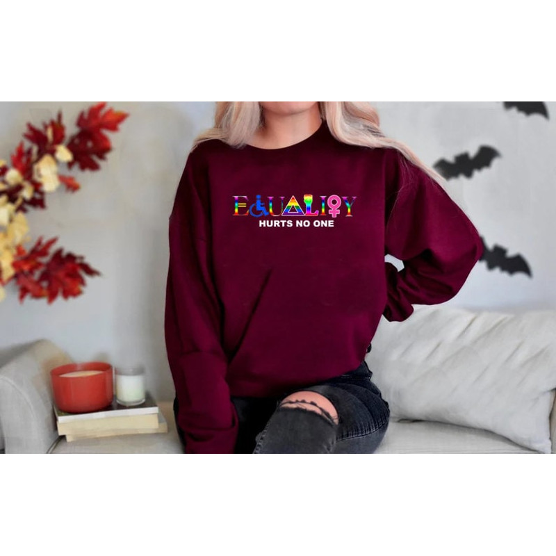 Equality hurts no one shirt, Equality, Pride Shirt, Anti racism,Gender equality, Black lives matter, activist shirt, Love, Pride Month, - 5.jpg