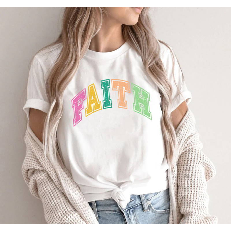 Faith shirt, easter shirt, Christian Shirt, Jesus Easter Shirt, jesus christ easter, bunny shirt, He is risen shirt, religious shirt, Bunny - 2.jpg